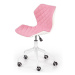 Dětská židle SUZAAN 1 růžová/bílá