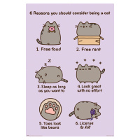 Plakát, Obraz - Pusheen - Reasons to be a Cat, (61 x 91.5 cm)