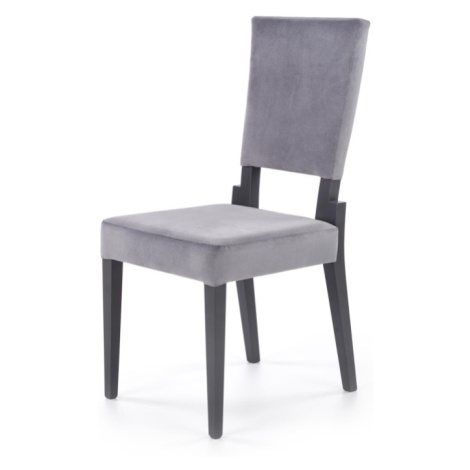 Jídelní židle SERDICA, šedá/grafit Halmar