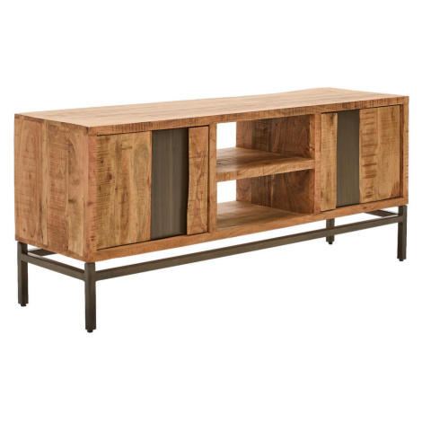 Livetastic NÍZKÁ KOMODA, akácie, barvy akácie, šedá cm