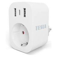 Tesla Smart Plug 3 USB TSL-SPL-SP300 Bílá