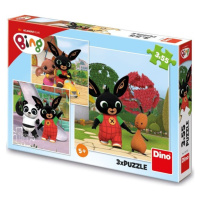 Puzzle Bing si hraje 3x55 dílků - Dino