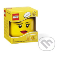 LEGO úložná hlava (veľkosť S) - dievča