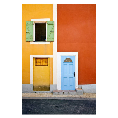 Fotografie Yellow and Orange Neighbors, April30, (26.7 x 40 cm)