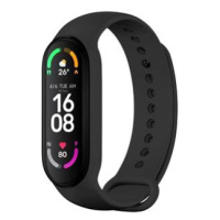 Silikonový řemínek FIXED Silicone Strap pro Xiaomi Band 7/ Mi Band 6/ Mi Band 5, černá