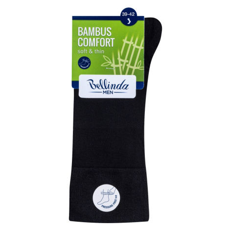 Bellinda BAMBUS Comfort vel. 39–42 pánské ponožky černé