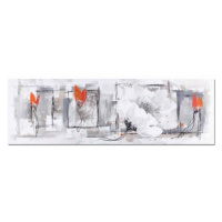 Ručně malovaný obraz life (50x150 cm)