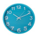 Nástěnné hodiny City blue, pr. 30,5 cm, plast
