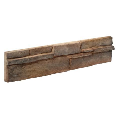 Obklad Stones Bedrock brown 11,7x55 cm reliéfní BEDROCKBR