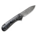 Civivi Elementum C907C-DS2 Silvery Shred Carbon Fiber Damascus