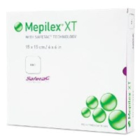 MEPILEX XT 10X10 CM, 5 KS, ABSORPČNÍ PĚNOVÉ KRYTÍ SE SILIKONO