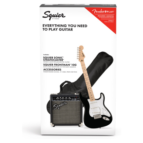 Fender Squier Sonic Stratocaster Pack BLK 10G (rozbalené)
