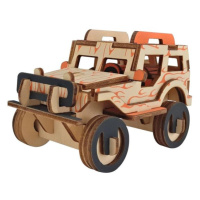 Woodcraft Dřevěné 3D puzzle Jeep