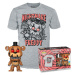 Funko POP! & Tee Box: FNAF- Nightmare Freddy (GITD) XL