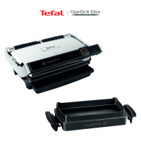 Akční set grilu a příšlušenství Tefal Optigrill+ Elite XL GC760D30 a XA727810