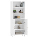 vidaXL Skříň highboard bílá 69,5 x 34 x 180 cm kompozitní dřevo