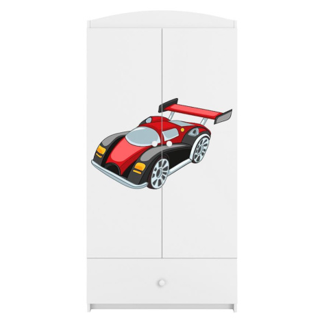 Skříň Babydreams bílá - Auto BAUMAX