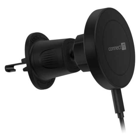 CONNECT IT InCarz MagSafe univerzální magnetická bezdrátová nabíječka do auta, černá