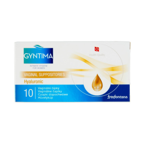 Fytofontana Gyntima vaginál.čípky Hyaluronic 10ks