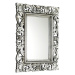 SAMBLUNG zrcadlo v rámu, 60x80cm, stříbrná IN115