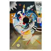 Obrazová reprodukce A Center (1922), Wassily Kandinsky, 26.7 × 40 cm