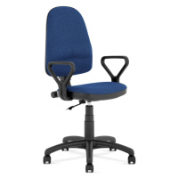 HALMAR Kancelářská židle BRAVO modrá/černá