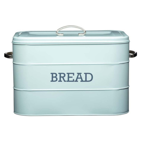 Modrá plechová dóza na chléb Kitchen Craft Nostalgia