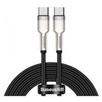 Datový kabel Baseus Cafule Series Metal Type-C/Type-C 100W 2m, černá