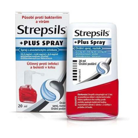 STREPSILS PLUS SPRAY ORM SPR SOL 1X20ML