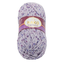 Bellatex Příze Vega Tweed 100 g - 32180 fialová