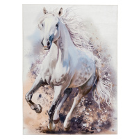 Obsession koberce Dětský kusový koberec Torino kids 235 WHITE HORSE - 80x120 cm
