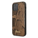 Kryt Guess iPhone 12/12 Pro 6,1" Brown hardcase Script Python Collection (GUHCP12MPUSNSMLBR)