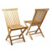 Divero 2255 Skládací židle z týkového dřeva, 2 kusy
