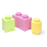 LEGO Storage LEGO úložné boxy Multi-Pack 3 ks - pastelové