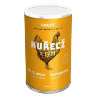 LOUIE Kompletní krmivo kuřecí (95 %) s rýží (5 %) 1200 g