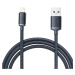 Kabel Baseus Crystal Shine cable USB to Lightning, 2.4A, 2m, black (6932172602710)