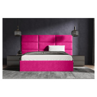 Eka Čalouněná postel Lucy 2 - 160x200 cm Barva látky Trinity: (2310) Růžová, Úložný prostor: Bez