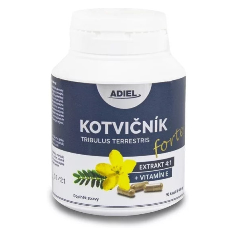 Kotvičník zemní FORTE s vitamínem E Adiel - 90 pilulek