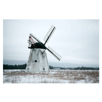 Fotografie Windmill in Snow., t-lorien, 40 × 26.7 cm