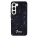 Guess GUHCS23SPCUMAK hard silikonové pouzdro Samsung Galaxy S23 5G black Marble