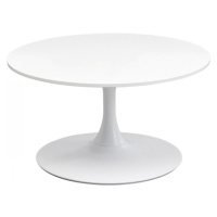 KARE Design Konferenční stolek Schickeria White Ø80cm