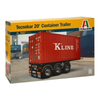 Model Kit návěs 3887 - TECNOKAR 20 'CONTAINER TRAILER (1:24)