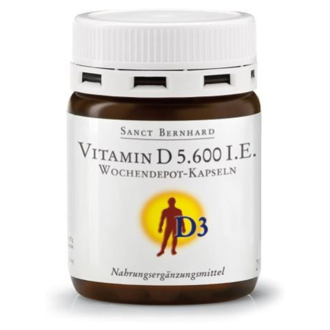 Sanct Bernhard Vitamin D 5.600 IU postupné uvolňování 26 kapslí