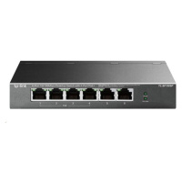 TP-Link switch TL-SF1006P (6x100Mb/s, 4xPoE+, 67W, fanless)