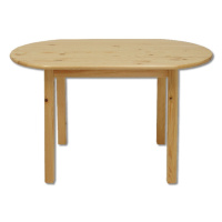 Jídelní stůl MEŠENT, 150x75x75 cm, masiv borovice, moření: …