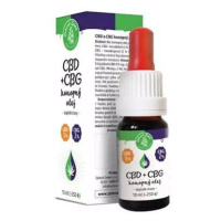 Zelená Země BIO CBD 5% + CBG 2% konopný olej 10 ml