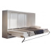 Sklápěcí postel CONCEPT PRO CP-05 bílá vysoký lesk, 120x200 cm