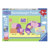 Ravensburger Prasátko Peppa 2x12 dílků