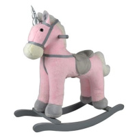 Kůň houpací růžový jednorožec