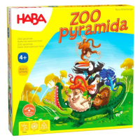 Haba Společenská hra pro děti na rozvoj motoriky ZOO pyramida SK CZ verze